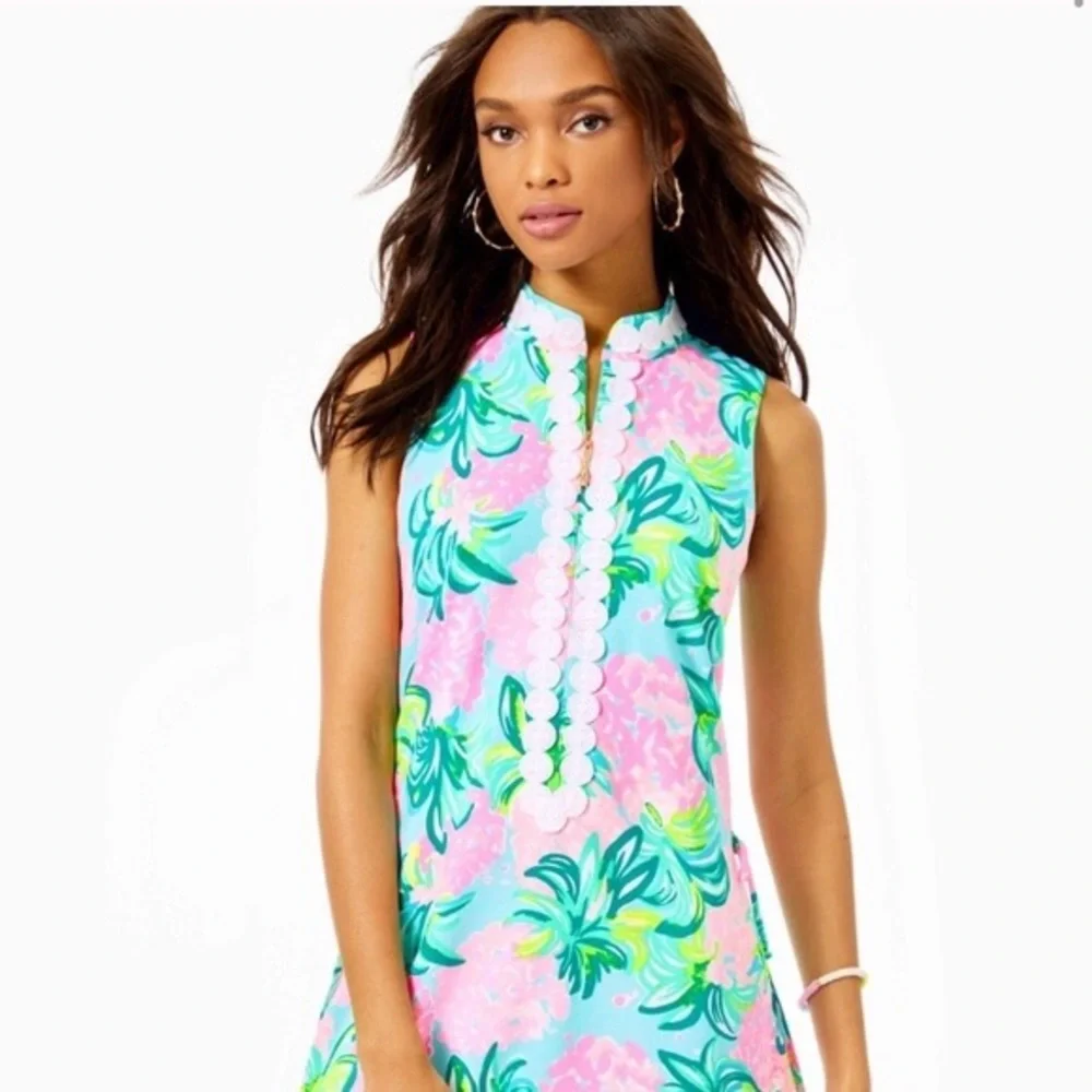 Lilly Pulitzer Jonna Romper Ibiza Pineapple Shake NWT - Picture 2 of 10